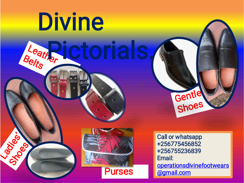 Durable leather shoes made from genuine Ugandan tanned leather